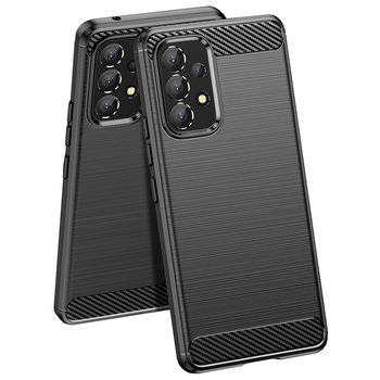 Carbon Case elastyczne etui pokrowiec Samsung Galaxy A53 5G czarny