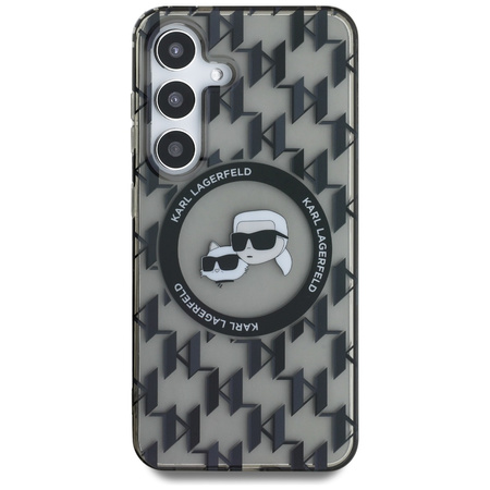 KARL LAGERFELD ETUI BUTTON KARL&CHOUPETTE HEADS ON KL PATTERN DO MAGSAFE