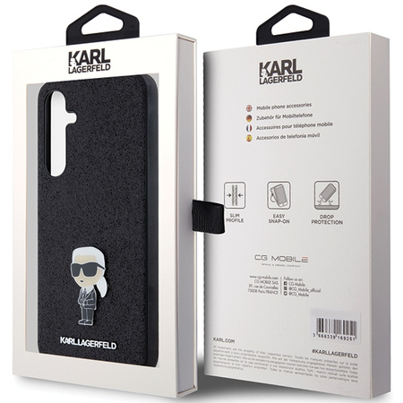 KARL LAGERFELD ETUI DO SAMSUNG GALAXY A35 A356 FIXED GLITTER LOGO METAL PIN