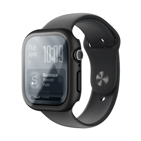 Szkło ochronne AMAZINGTHING Radix z etui na Apple Watch Series 11 42 mm - czarne