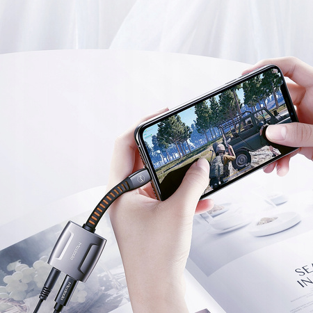 MCDODO PRZEJŚCIÓWKA ADAPTER LIGHTNING MINI JACK 3,5MM KABEL DO IPHONE 13 14