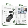 Ładowarka biurkowa Acefast Z2 GaN 75W PD 3x USB-C 2x USB-A - czarno-szara