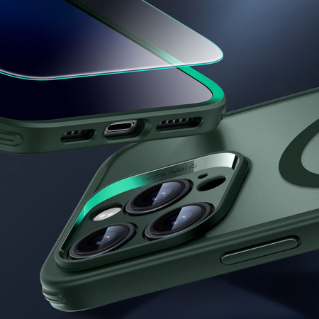 ESR CASE MAGNETYCZNE DO IPHONE 16 PRO MAX HALOLOCK DO MAGSAFE FROSTED GREEN