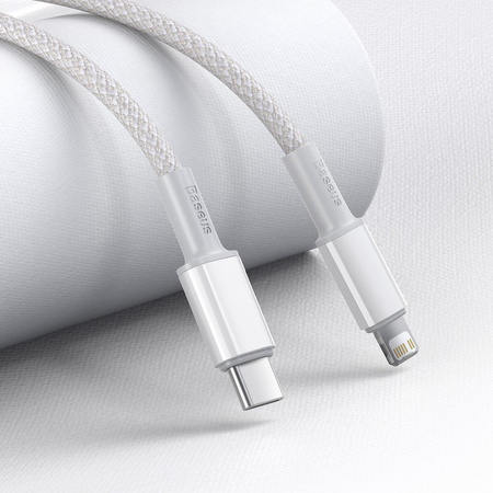 BASEUS KABEL USB-C DO DO LIGHTNING 20W DO IPHONE 2M PD DO ŁADOWANIA
