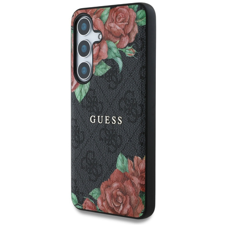 GUESS ETUI LEATHER 4G POKROWIEC DO SAMSUNG GALAXY S25 DO MAGSAFE Z LOGO