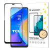 WOZINSKY SZKŁO HARTOWANE FULL GLUE DO TCL 20 SE 9H NA CAŁY EKRAN Z RAMKĄ
