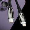 Baseus Glimmer Series kabel do szybkiego ładowania USB-C - Lightning 480Mb/s PD 20W 1m biały