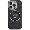 GUESS ETUI IML METAL GLITTER 4G CIRCLE TRIANGLE DO IPHONE 16 PRO DO MAGSAFE
