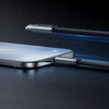 MCDODO KABEL USB-C USB-C SZYBKIE ŁADOWANIE USB TYP C 240W 2M LED BIAŁY