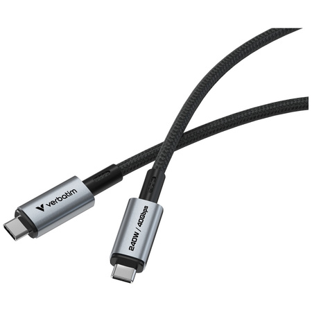 VERBATIM KABEL USB-C DO USB-C 240W 40GB/S DO ŁADOWANIA I SYNC DO TELEFONÓW