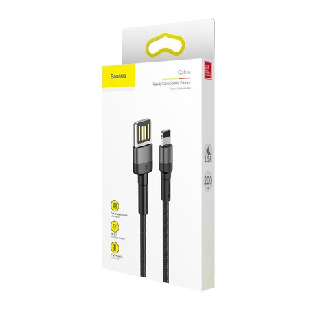 BASEUS KABEL DO LIGHTNING 1,5A USB DO IPHONE 2M DWUSTRONNY SZYBKIE
