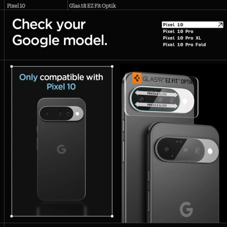 SPIGEN OCHRONA APARATU GLAS.TR CAMERA PROTECTOR 2-PACK DO GOOGLE PIXEL 10