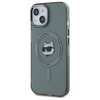KARL LAGERFELD ETUI DO MAGSAFE DO IPHONE 15 6.1 HARDCASE Z LOGO CHOUETTE