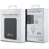 Powerbank indukcyjny Guess MagSafe Metal Script Logo 15W 5000mAh - czarny