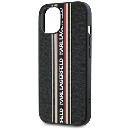 KARL LAGERFELD ETUI CASE DO IPHONE 15 STRIPES CORD Z OCHRONA PRZED UPADKIEM