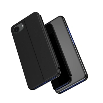 HURTEL ETUI CLEAR VIEW CASE DO IPHONE 16 E POKROWIEC Z KLAPKĄ TRANSPARENTNY