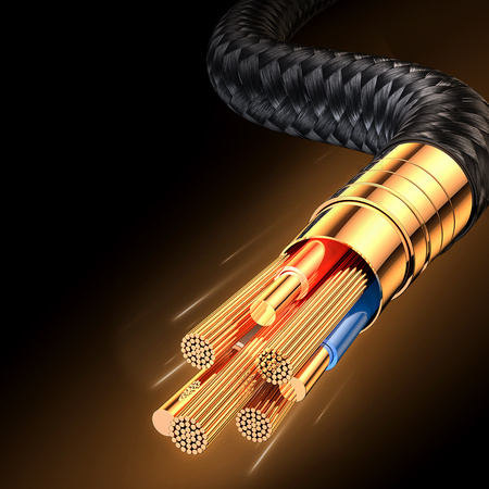 Joyroom kabel USB C kątowy - USB do szybkiego ładowania i transferu danych 3A 1,2 m czarny (S-UC027A6)