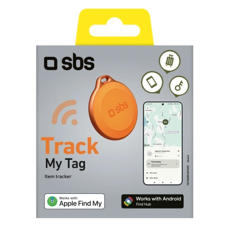 Lokalizator SBS Track My Tag uniwersalny tracker - pomarańczowy