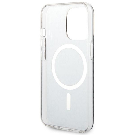 Etui Guess GUHMP13LH4STK na iPhone 13 Pro / 13 - czarne 4G MagSafe