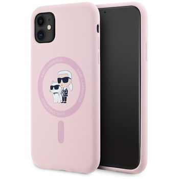 KARL LAGERFELD ETUI SILICONE KARL&CHOUPETTE DO IPHONE 11 DO MAGSAFE