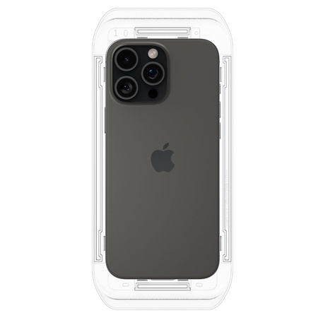 SPIGEN SZKŁO HARTOWANE GLAS.TR EZ FIT 2-PACK DO IPHONE 16 PRO MAX Z OCHRANĄ