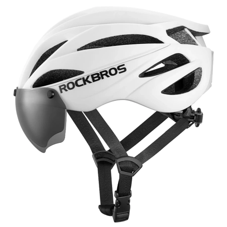 ROCKBROS KASK ROWEROWY Z SZYBKĄ OKULARY ODPINANE Z OCHRONĄ UV UNISEX