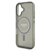 GUESS ETUI HARDCASE IML GLITTER CIRCLE DO MAGSAFE DO IPHONE 16 6.1