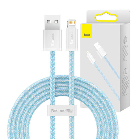 BASEUS KABEL USB DO LIGHTNING 2M 2.4A DO IPHONE 11 12 13 14 ZŁĄCZE DYNAMIC