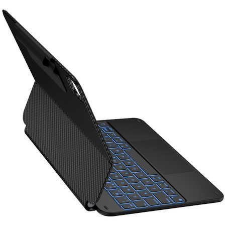 Etui Typecase Edge z klawiaturą do iPad Air 11" 2024/2025 włókno węglowe
