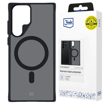 3MK ETUI SMOKE MAGCASE DO SAMSUNG GALAXY S22 ULTRA 5G ZABEZPIECZENIE EKRANU