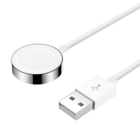 Indukcyjna ładowarka do Apple Watch z kablem USB 1,2 m Joyroom S-IW001S biała