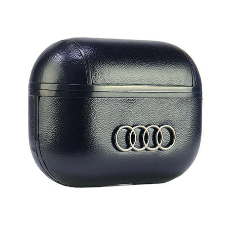 AUDI POKROWIEC LEATHER DO AIRPODS PRO 2 ETUI Z WIELKIM LOGO WYSOKA JAKOŚĆ