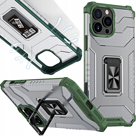 HURTEL ETUI HYBRYDOWE DO IPHONE 13 PRO MAX PANCERNE Z MAGNETYCZNYM UCHWYTEM