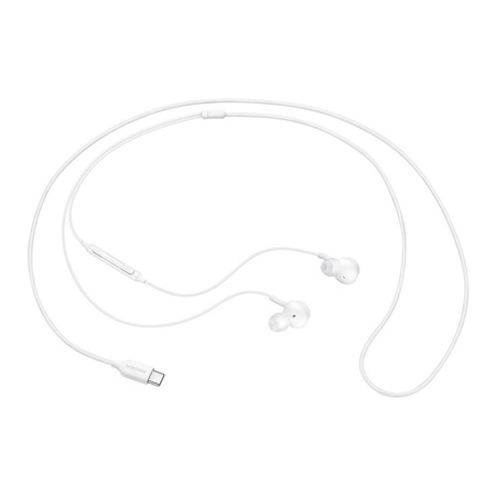 Samsung AKG przewodowe słuchawki dokanałowe USB Typ C biały (EO-IC100BWEGEU)