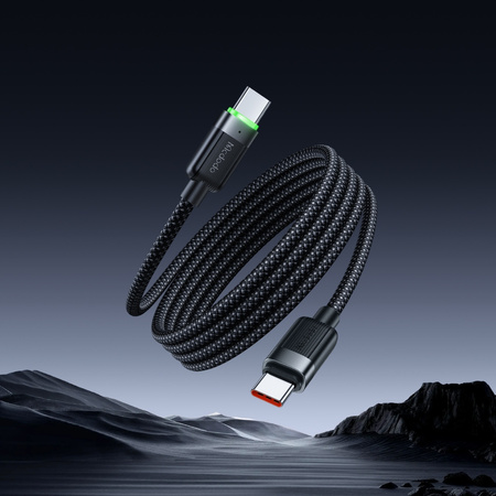 MCDODO KABEL USB-C SZYBKIE ŁADOWANIE DO SAMSUNG APPLE USB TYP C 60W 1M LED
