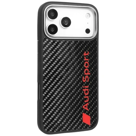 AUDI ETUI CARBON FIBER DO IPHONE 17 PRO MAX MAGSAFE Z OCHRONĄ