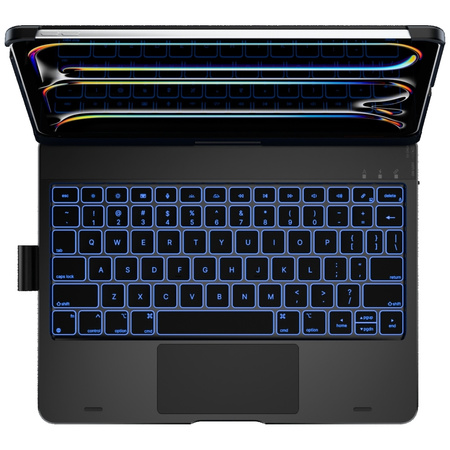 Etui Typecase Flexbook Touch z klawiaturą do iPad Pro 11" 2024/2025 czarny