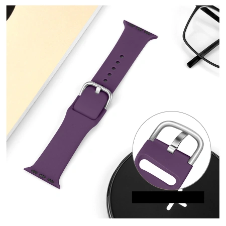 HURTEL SILIKONOWY PASEK BRANSOLETA DO APPLE WATCH ULTRA 9 8 7 6 5 4 MIĘTOWY