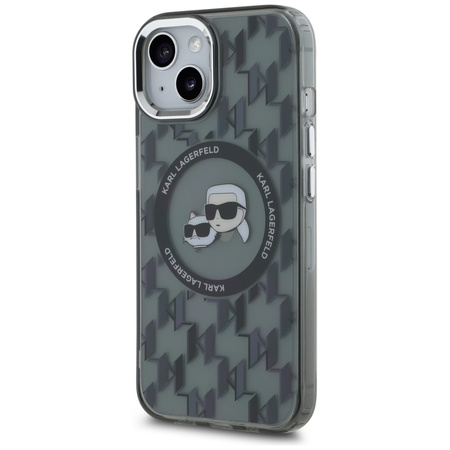 KARL LAGERFELD ETUI DO IPHONE 15 PLUS 6.7 DO MAGSAFE MONOGRAM CHOUPETTE