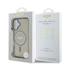 GUESS ETUI HARDCASE IML GLITTER CIRCLE DO MAGSAFE DO IPHONE 16 6.1