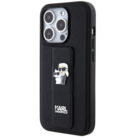 KARL LAGERFELD POKROWIEC DO IPHONE 13 PRO 13 6.1 HARDCASE GRIPSTAND SAFIANO