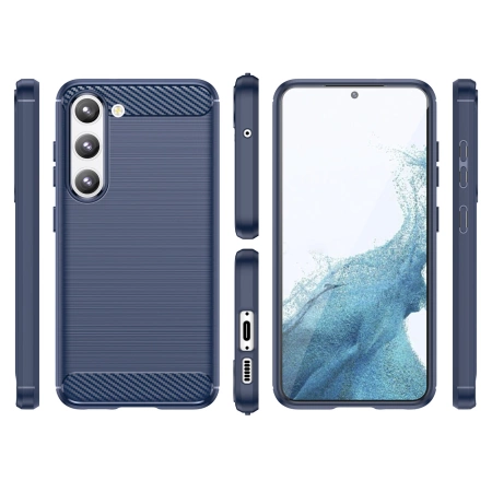 HURTEL ETUI CARBON CASE DO SAMSUNG GALAXY S23 POKROWIEC ELASTYCZNY SILIKON