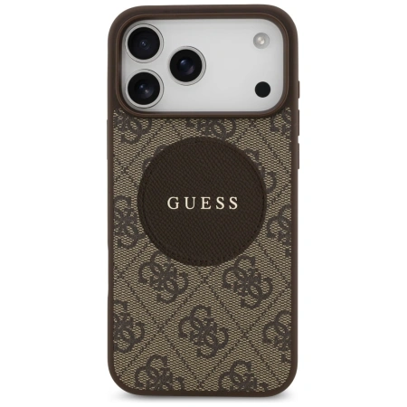 GUESS ETUI 4G CIRCLE CLASSIC LOGO DO IPHONE 17 PRO MAX Z MAGNETYCZNYM