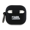 KARL LAGERFELD ETUI DO AIRPODS 4 COVER 3D KARL HEAD KLA4RUNIKK SILIKONOWE