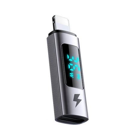 MCDODO ADAPTER PRZEJŚCIÓWKA USB-C USB TYP C DO LIGHTNING IPHONE 36W MIERNIK