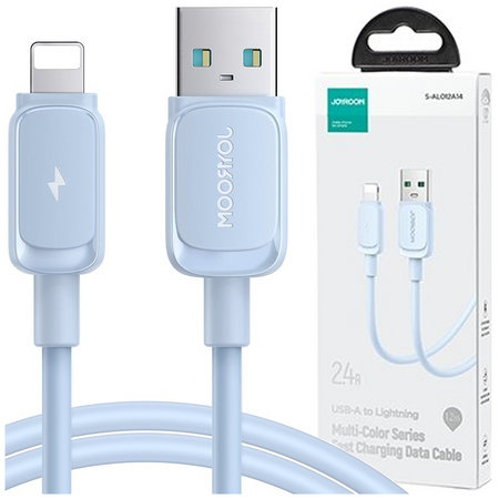 Kabel Lightning - USB 2.4A 1,2m Joyroom S-AL012A14 - niebieski