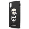 Karl Lagerfeld KLHCPXSAKICKCBK iPhone X/XS czarny/black hardcase Saffiano Karl&Choupette Head