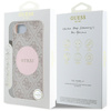 GUESS ETUI 4G CIRCLE CLASSIC LOGO DO MAGSAFE DO IPHONE 16E WYSOKA