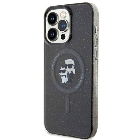KARL LAGERFELD HARDCASE DO IPHONE 15 PRO MAX KARL&CHOUPETTE GLITTER