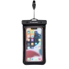 Etui Wozinsky WWE-01 wodoodporne z opaską do telefonu armband PVC - czarne